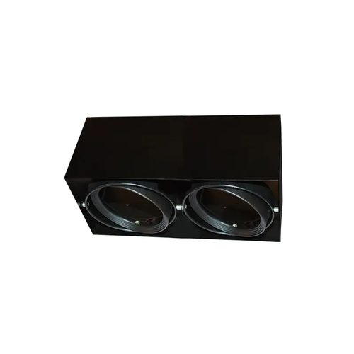 ^  SPOT CEILING AR111 DOUBLE BLACK 150x300x120