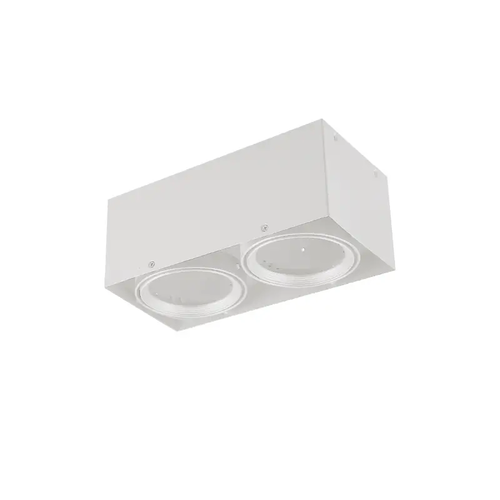 ^  SPOT CEILING AR111 DOUBLE WHITE 150x300x120