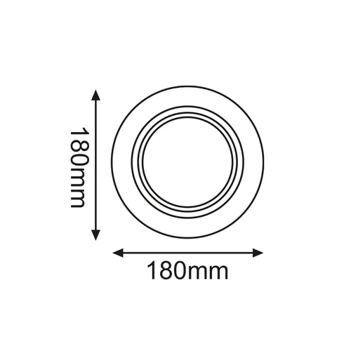 ^  SPOT AR111 XMC SINGLE BLACK ROUND Φ180 - изображение 2