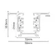 RECESSED TRACK 4 CABLE 1 METER BLACK - изображение 2
