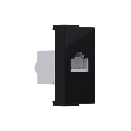 ^ MODYS КОНТАКТ ЗА ДАННИ МАТОВО ЧЕРЕН 1 M. RJ45 CAT.6A ЕКРАНИРАН IP20