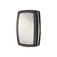 WALL LAMP E27 2X18W OPAL WITHOUT BRAID RAL7016M