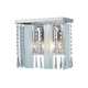 NETTO WALL LAMP 30X14CM CRYSTAL 2X40W E14