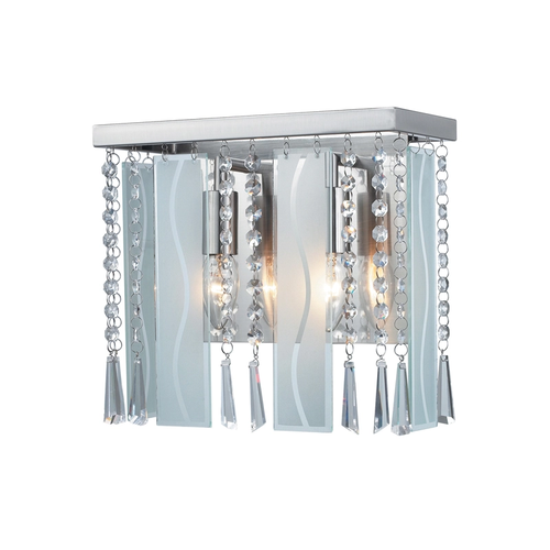 NETTO WALL LAMP 30X14CM CRYSTAL 2X40W E14