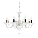 NETTO PENDANT 8Χ40W E14 D93 WHITE