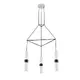 NETTO PENDANT LIGHTING 3XGU10 WHITE METALLIC 56X49XH150CM DA VINCI