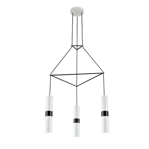 NETTO PENDANT LIGHTING 3XGU10 WHITE METALLIC 56X49XH150CM DA VINCI
