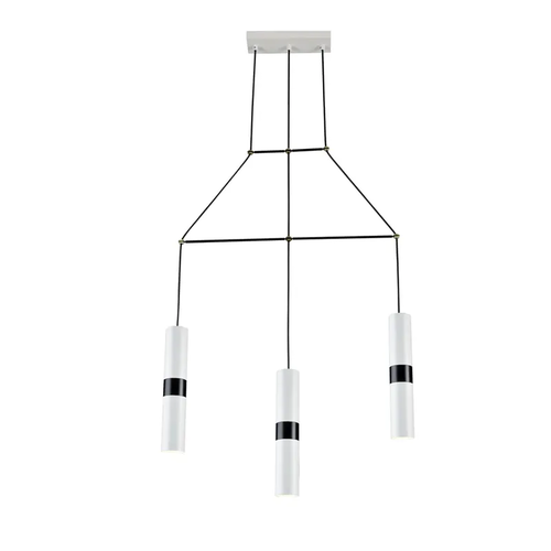 NETTO PENDANT LIGHTING 3XGU10 WHITE METALLIC 66X8XH150CM DA VINCI