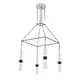 NETTO PENDANT LIGHTING 4XGU10 WHITE METALLIC 56X56XH150CM DA VINCI