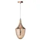 NETTO PENDANT L/F 1ΧΕ27 METAL POLISHED BRASS Φ23ΧΗ43Χ160C PLEIADES