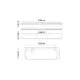 LED EMERGENCY LIGHT 2W 3HRS 100LM 6000K 230V TEST BUTTON - изображение 2