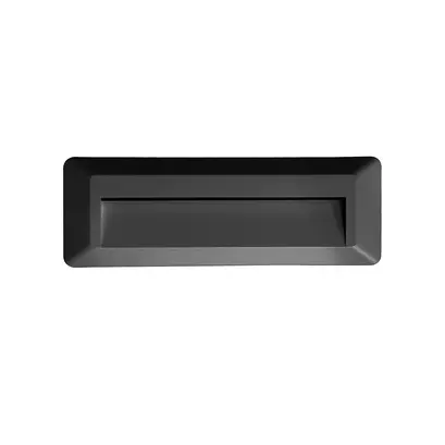 LED АПЛИК ПРАВОЪГЪЛЕН ТЪМНО СИВ 230V AC IP65 2W 3000K 100LM RA80