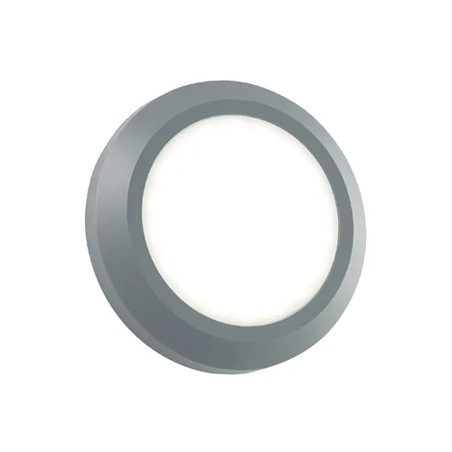 LED АПЛИК КРЪГЪЛ СИВ 230V AC IP65 4W 3000K 310LM RA80