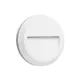 LED WALL ROUND LUMINAIRE WHITE 230V AC IP65 2W 3000K 100LM RA80
