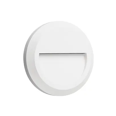 LED АПЛИК КРЪГЪЛ БЯЛ 230V AC IP65 2W 3000K 100LM RA80