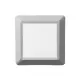 LED АПЛИК КВАДРАТЕН СИВ 230V AC IP65 4W 3000K 270LM RA80