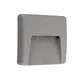 LED WALL SQUARE LUMINAIRE GREY 230V AC IP65 3W 3000K 200LM RA80