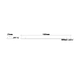 LED LINEAR LUMINAIRE 43W 4000LM 3000K 120° 230V AC IP40 Ra>80 30.000HRS 1500mm - изображение 2