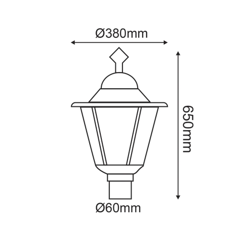 LATERN LAMP MONO TYPE.  RAL C0026 - изображение 2