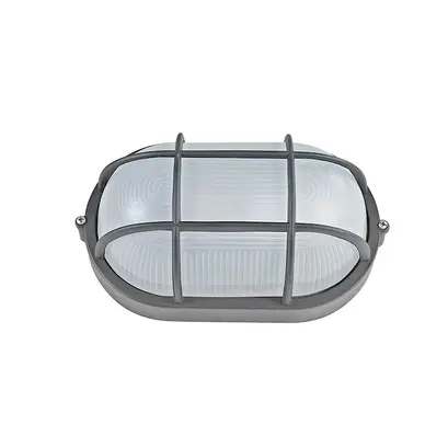 КОРАБНА ЛАМПА E27 208mm СИВА С ЦВЯТ RAL7016M