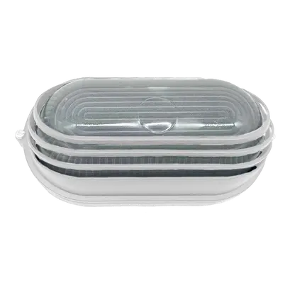 КОРАБНА ЛАМПА ОВАЛНА 21cm С БЯЛ КАПАК RAL C3619M
