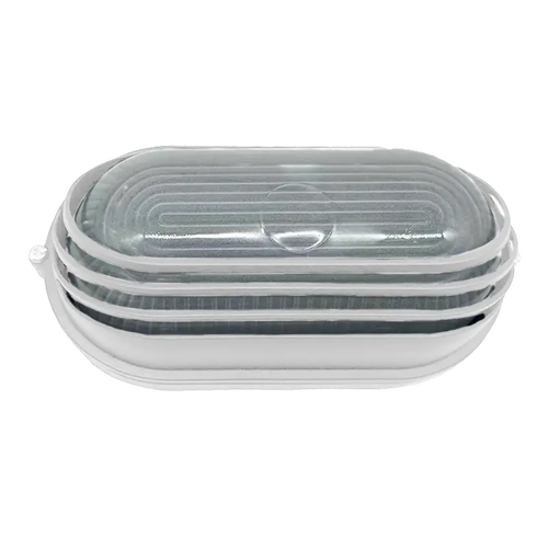 КОРАБНА ЛАМПА ОВАЛНА 21cm С БЯЛ КАПАК RAL C3619M