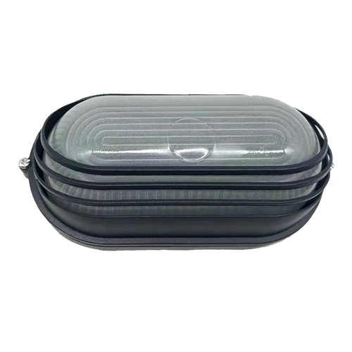 BULKHEAD OVAL 21cm WITH BLACK COVER RAL C0026