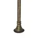SMALL POLE 0.50 met. WITH BASE WITH BASE FOR ALUMINUM LIGHTS GOLD-BLACK