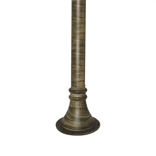 SMALL POLE 0.50 met. WITH BASE WITH BASE FOR ALUMINUM LIGHTS GOLD-BLACK