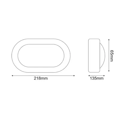 АПЛИК ЧЕРЕН ΙΡ54 Ε27 max.40W 218x135x65mm RAL C0026