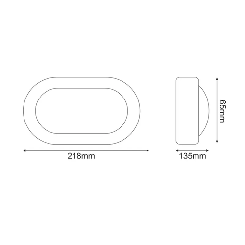 АПЛИК БЯЛ ΙΡ54 Ε27 max.40W 218x135x65mm RAL C3619M - изображение 2