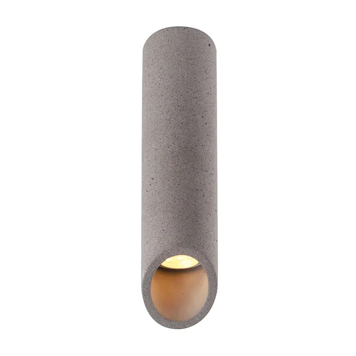 CEILING LIGHT 1XGU10 BLACK CEMENT D7XH32CM FALTSO
