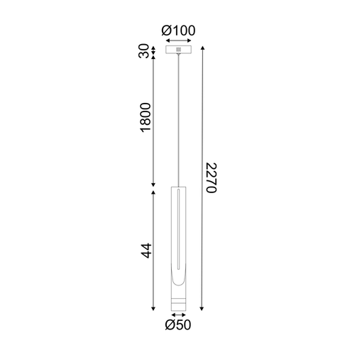 ПЕНДЕЛ LED 5W 3000K 300LM ESTRELA  БЯЛ МЕТАЛ IP20 D6XH228CM - изображение 3
