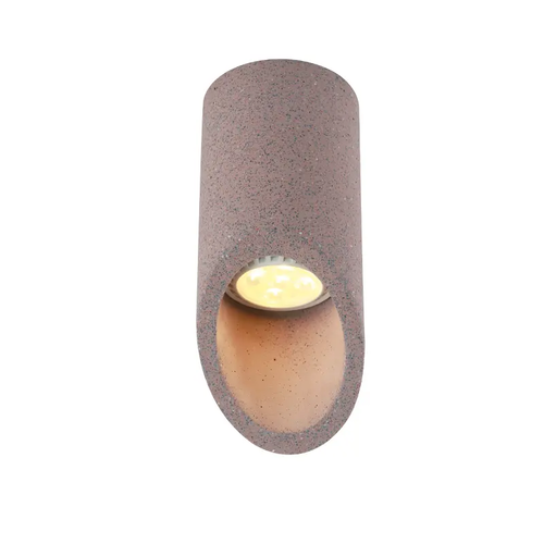 ^CEILING LIGHTING 1XGU10 RED CEMENT D7XH16CM FALTSO