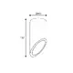 ^CEILING LIGHTING 1XGU10 WHITE CEMENT D7XH16CM FALTSO - изображение 2