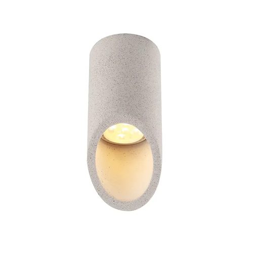 ^CEILING LIGHTING 1XGU10 WHITE CEMENT D7XH16CM FALTSO
