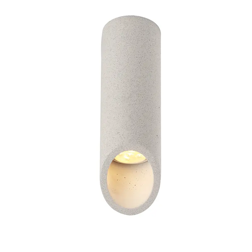 CEILING LIGHT 1XGU10 WHITE CEMENT D7XH24CM FALTSO