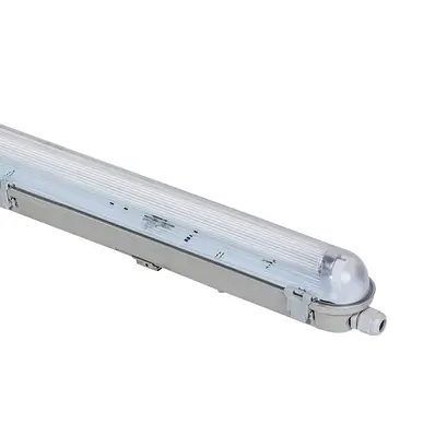 ПРАЗЕН IP65 ОСВЕТИТЕЛ ЗА 2X1500mm T8 G13 ЛАМПИ ДВУСТРАНЕН