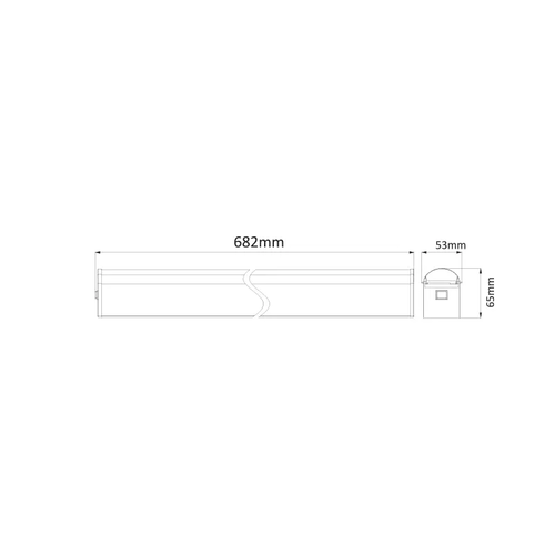 CHROME WALL LUMINARE & EU SOCKET SMD LED 15W 1300Lm 4000K 120° 230V IP44 Ra>80 - изображение 2