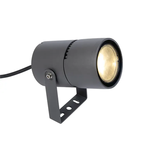 LED COB ПРОЖЕКТОР 9W 300LM 15-50° 230V AC 3.000K ТЪМНО СИВ CRI80 IP65 30.000HRS