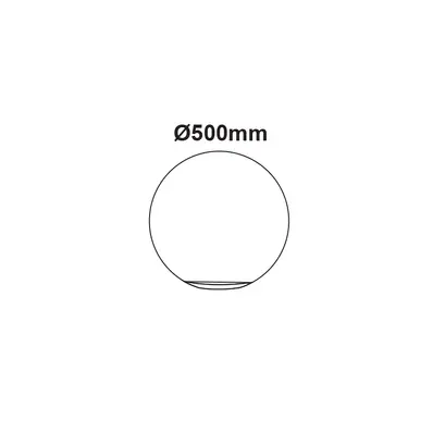 СОЛАРНА/ПРЕЗАРЕЖДАЕМА RGBW LED ТОПКА D50cm IP54 LiFePO4 1800mAh