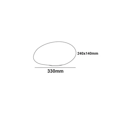 СОЛАРЕН/ПРЕЗАРЕЖДАЕМ RGBW LED КАМЪК 33*24*14cm IP54 LiFePO4 1800mAh