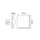 LED SMD WALL LUMINAIRE 8W 450LM 110° 230V AC 3.000K DARK GREY CRI80 IP54 30.000HRS - изображение 3