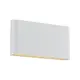LED SMD WALL LUMINAIRE 11W 570LM 60° 230V AC 3.000K MATT WHITE CRI80 IP54 30.000HRS