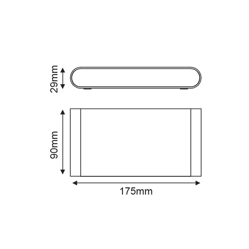 LED SMD WALL LUMINAIRE 11W 570LM 60° 230V AC 3.000K MATT WHITE CRI80 IP54 30.000HRS - изображение 3