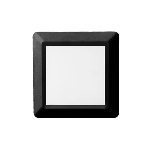 LED АПЛИК КВАДРАТЕН ЧЕРЕН 230V AC IP65 4W 3000K 270LM RA80