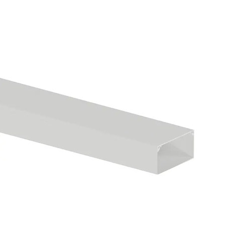 КАБЕЛЕН КАНАЛ 80X40mm БЕЗ ЗАЛЕПВАЩА ЛЕНТА С ДВОЙНО ЗАКЛЮЧВАНЕ БЯЛ
