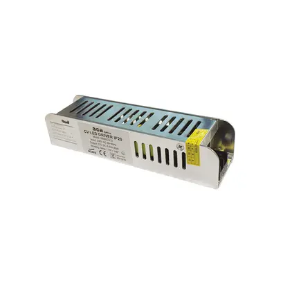 ^МЕТАЛЕН CV LED ДРАЙВЕР 80W 230V AC-12V DC 6.67A IP20 С КЛЕМА
