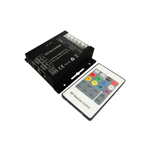 RGB LED КОНТРОЛЕР RJ45 30A 360W/12V 720W/24V И RF ДИСТАНЦИОННО
