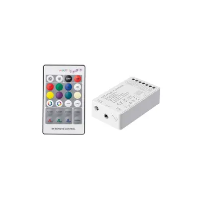 POWER RGB & RGBW(2 В 1) АУДИО LED МУЗИКАЛЕН КОНТРОЛЕР 15A/16A 180/192W 12V 360/384W 24V И RF ДИСТАНЦИОННО